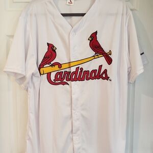 Cardinals XL White & Red and Yellow Jersey
